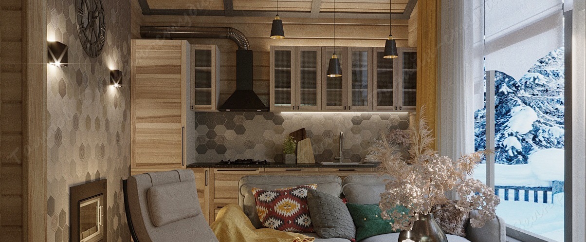 БАНЯ 50 КВ.М. С КОМНАТОЙ ОТДЫХА В ПОДМОСКОВЬЕ