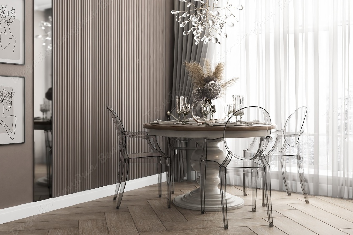 ТРЁХКОМНАТНАЯ КВАРТИРА 97 КВ.М. ДЛЯ СЕМЬИ ИЗ ЧЕТЫРЁХ ЧЕЛОВЕК