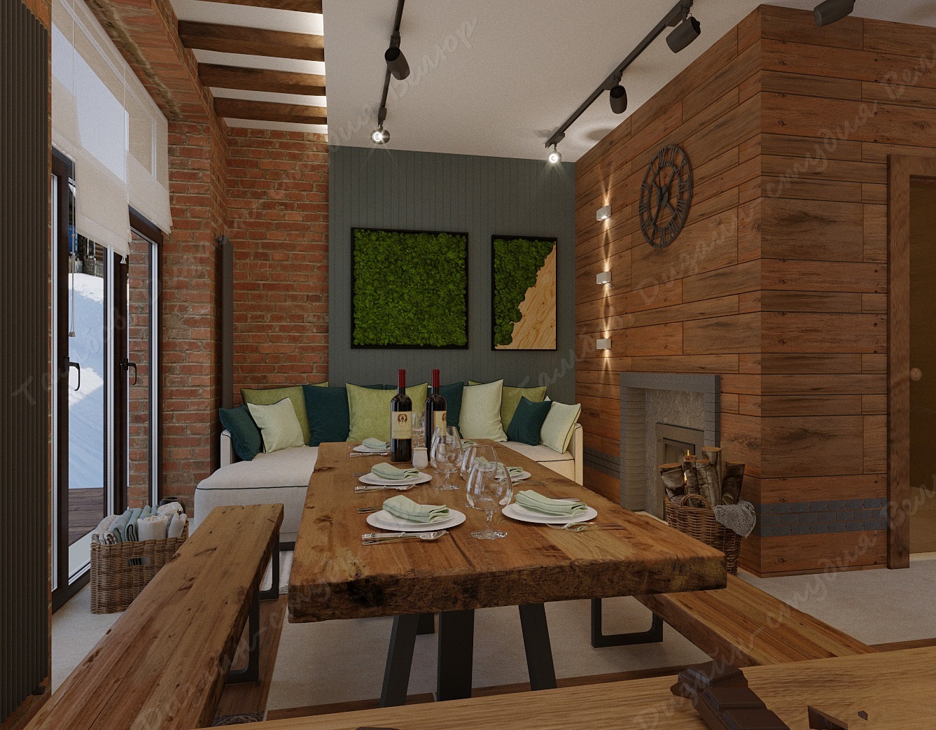 БАННЫЙ КОМПЛЕКС 52 КВ.М. В ЧАСТНОМ ДОМЕ